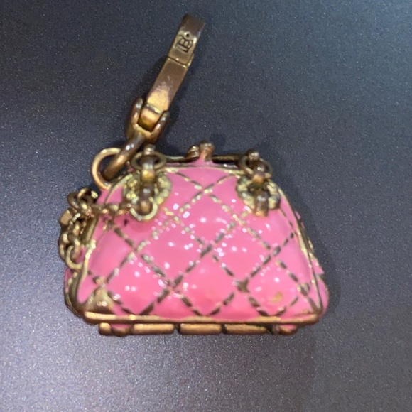 RARE Vintage Y2K JUICY COUTURE PINK QUILTED BOWLER BAG STATUS DAYDREAMER BARBIE - Picture 4 of 12